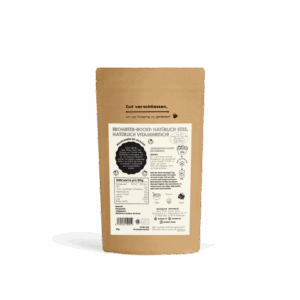 Gefriergetrocknete Brombeeren Packung Rückseite