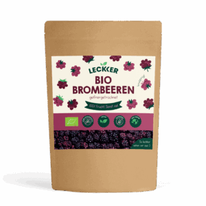 Gefriergetrocknete Brombeeren Packung