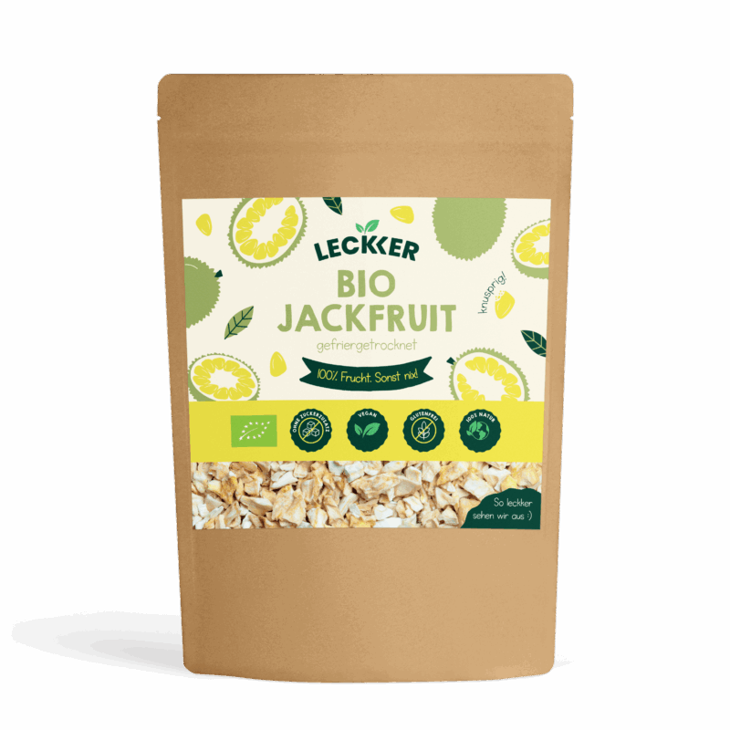 Gefriergetrocknete Jackfruit Packung
